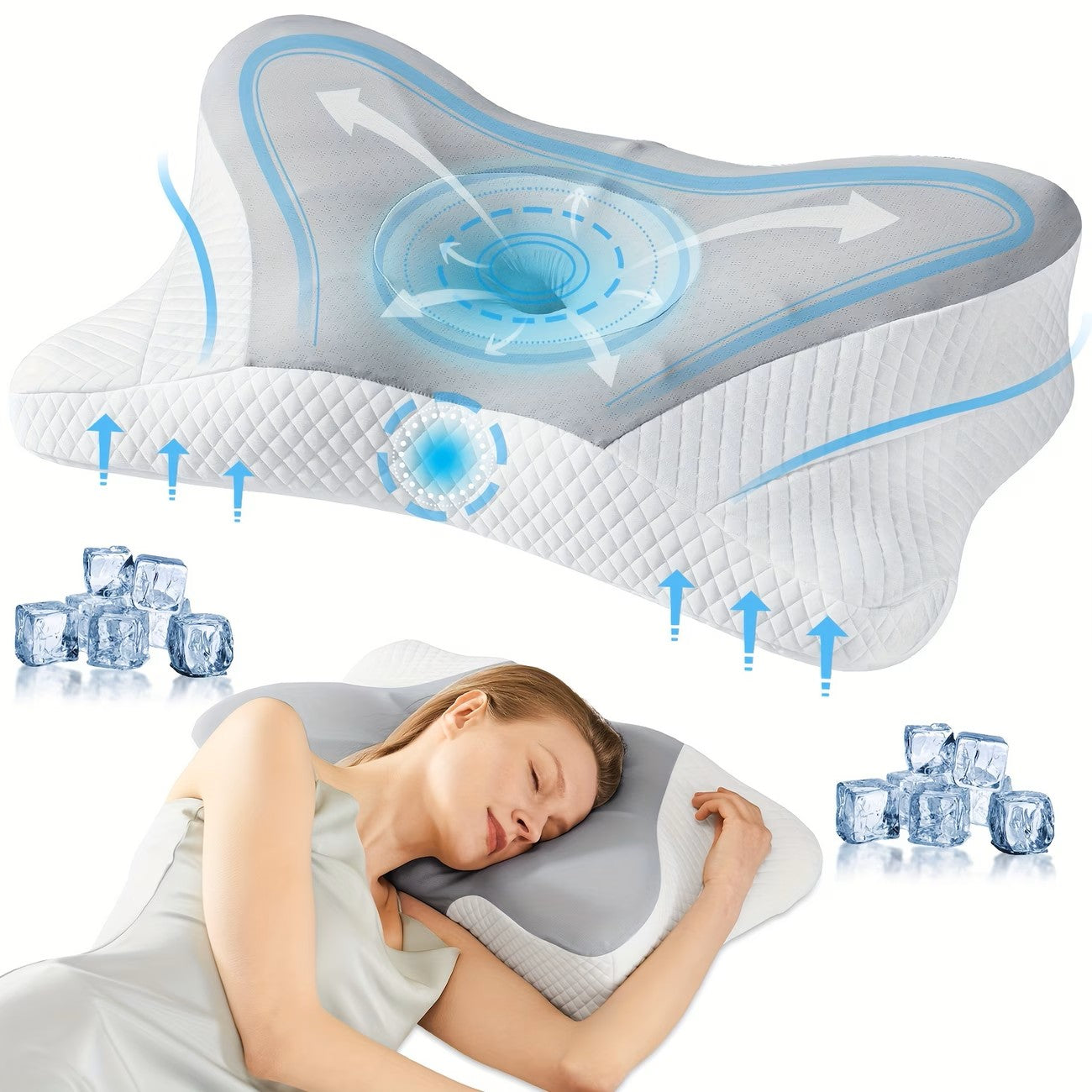 ErgoRest™ Cervical Neck Support Pillow